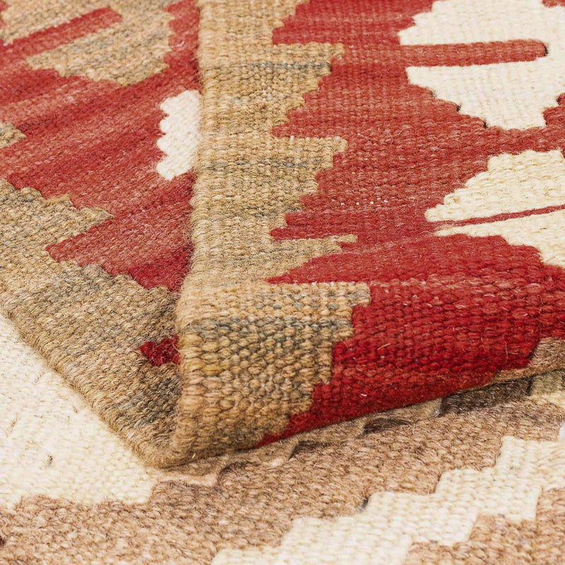 Kelim tapijt - Splash - 290 x 193 cm - beige