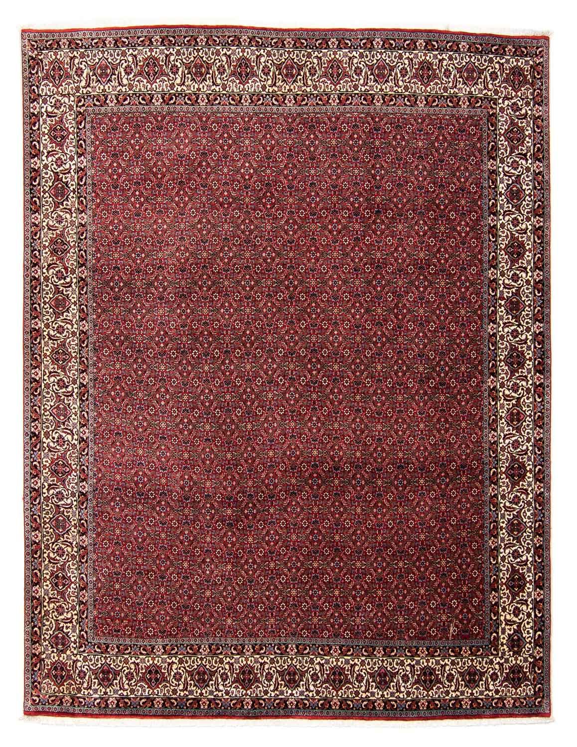 Perzisch tapijt - Bijar - 300 x 253 cm - donkerrood