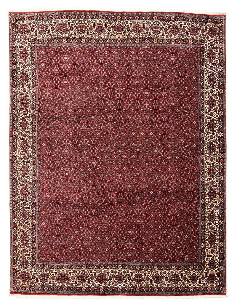 Perzisch tapijt - Bijar - 300 x 253 cm - donkerrood
