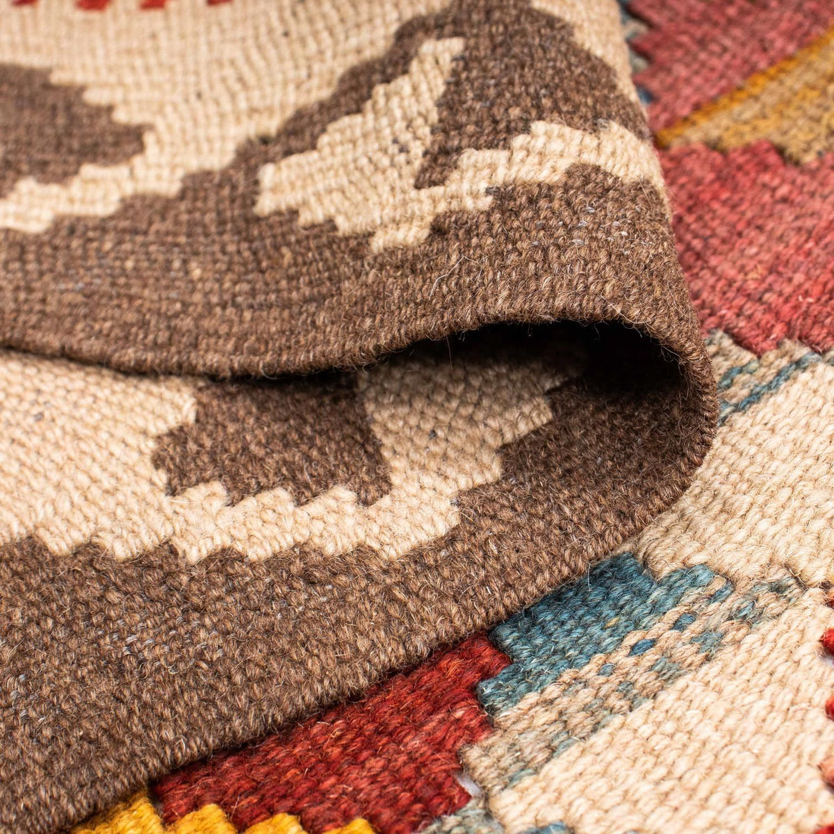 Loper Kelim tapijt - Oosters - 195 x 98 cm - rood