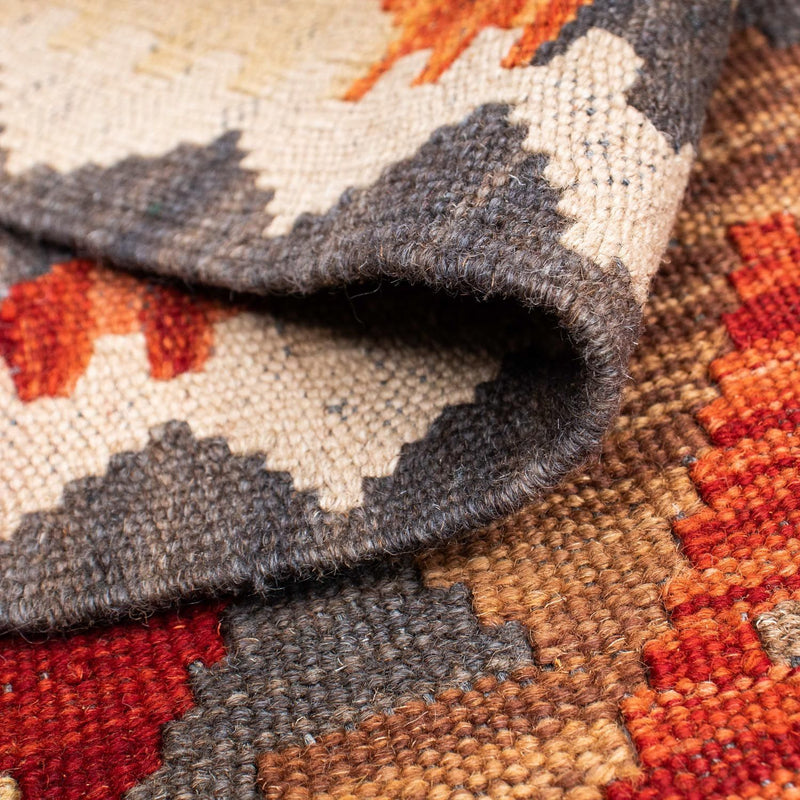 Loper Kelim tapijt - Oosters - 191 x 80 cm - grijs