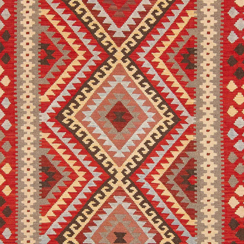 Kelim tapijt - Splash - 304 x 199 cm - veelkleurig