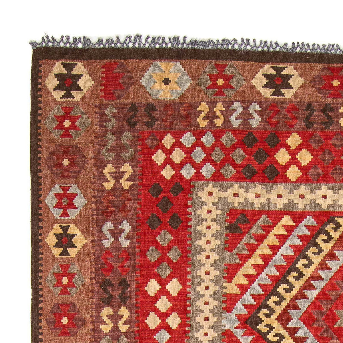 Kelim tapijt - Splash - 304 x 199 cm - veelkleurig