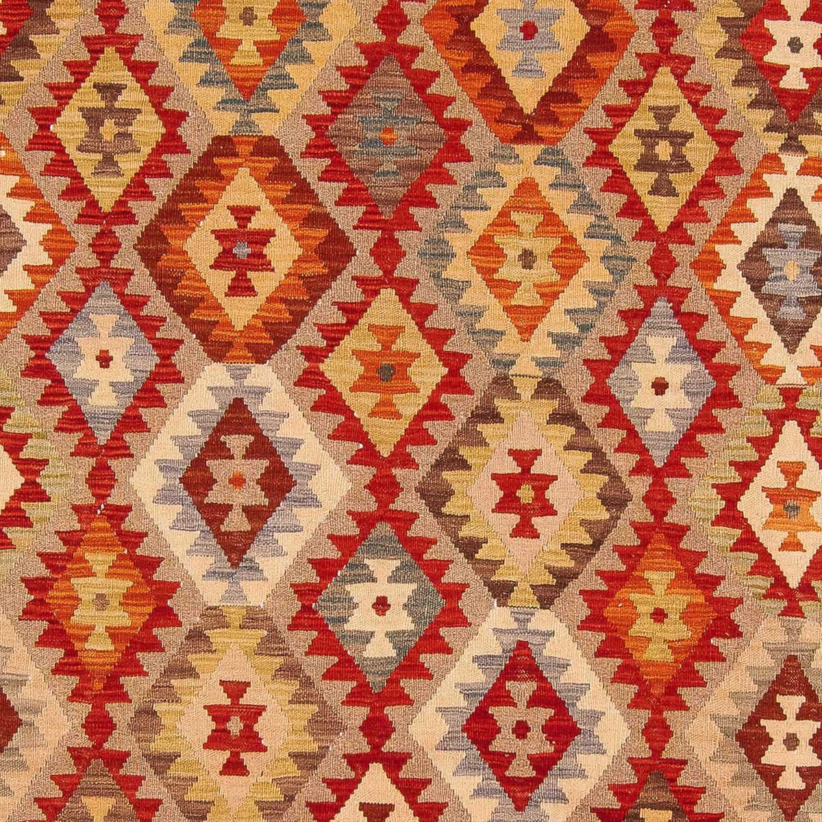 Kelim tapijt - Splash - 292 x 205 cm - veelkleurig