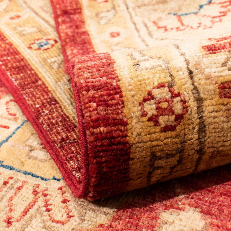 Loper Ziegler tapijt - 297 x 77 cm - donkerrood