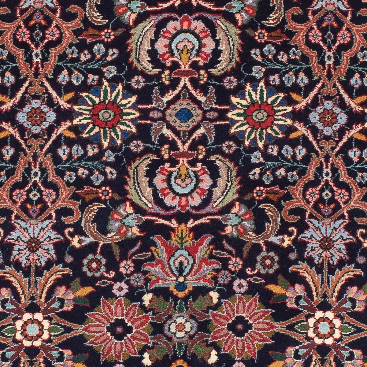 Loper Perzisch tapijt - Bijar - 210 x 74 cm - donkerblauw