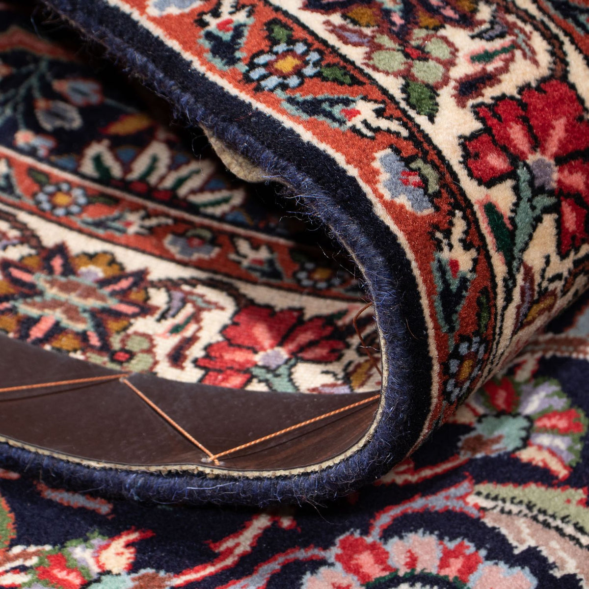 Loper Perzisch tapijt - Bijar - 210 x 74 cm - donkerblauw