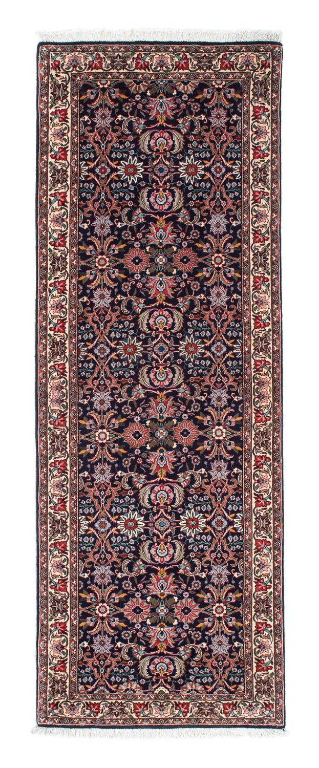Loper Perzisch tapijt - Bijar - 210 x 74 cm - donkerblauw