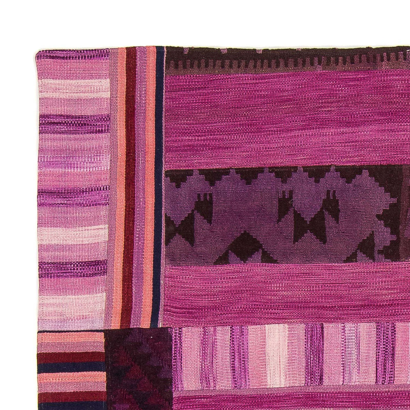 Patchwork tapijt 298x155cm - Wollen tapijt
