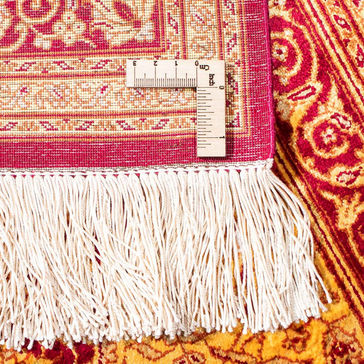 Perzisch tapijt - Ghom - 147 x 102 cm - donkerrood