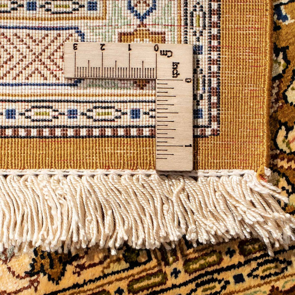 Perzisch tapijt - Ghom - 77 x 56 cm - veelkleurig