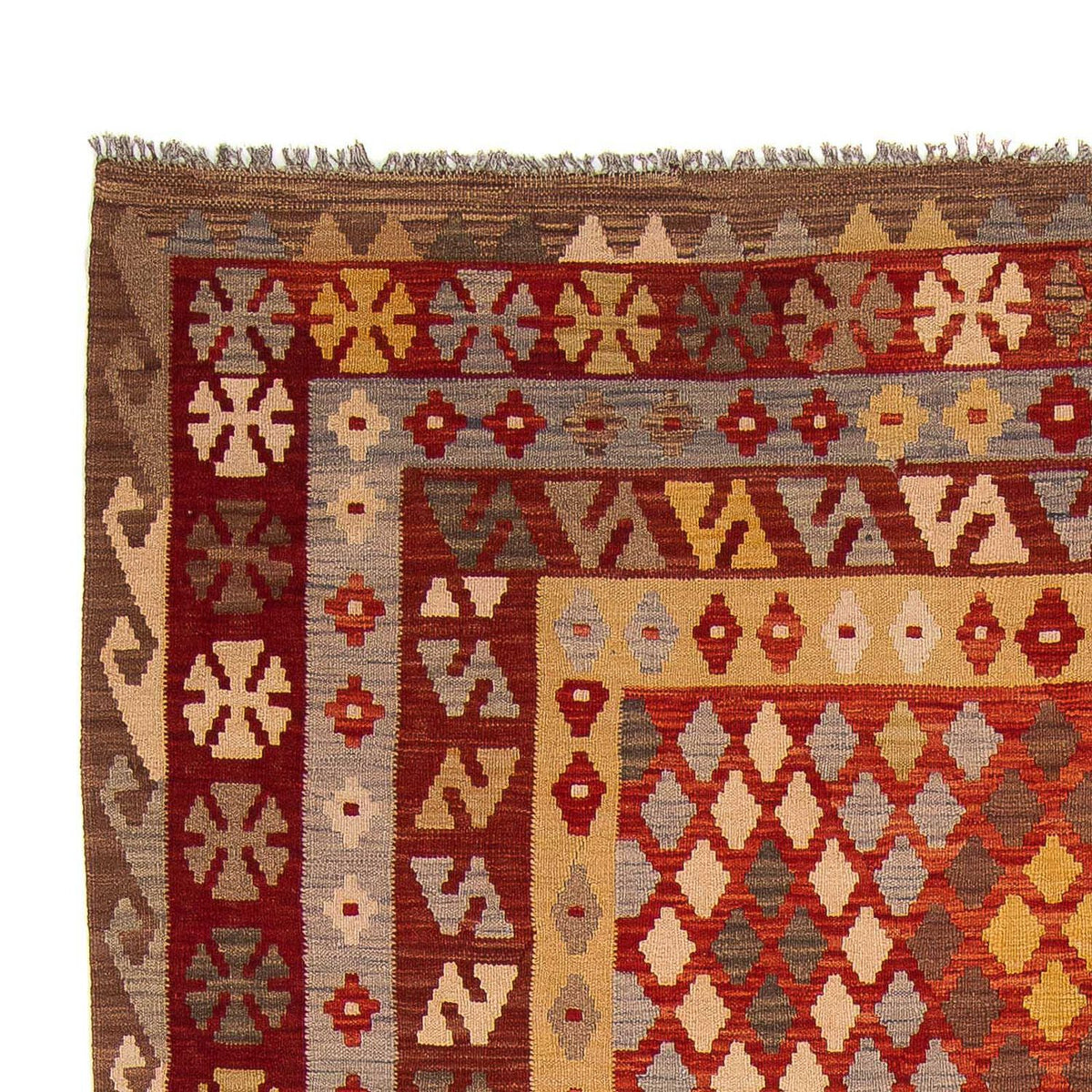 Kelim tapijt - Splash - 304 x 204 cm - veelkleurig