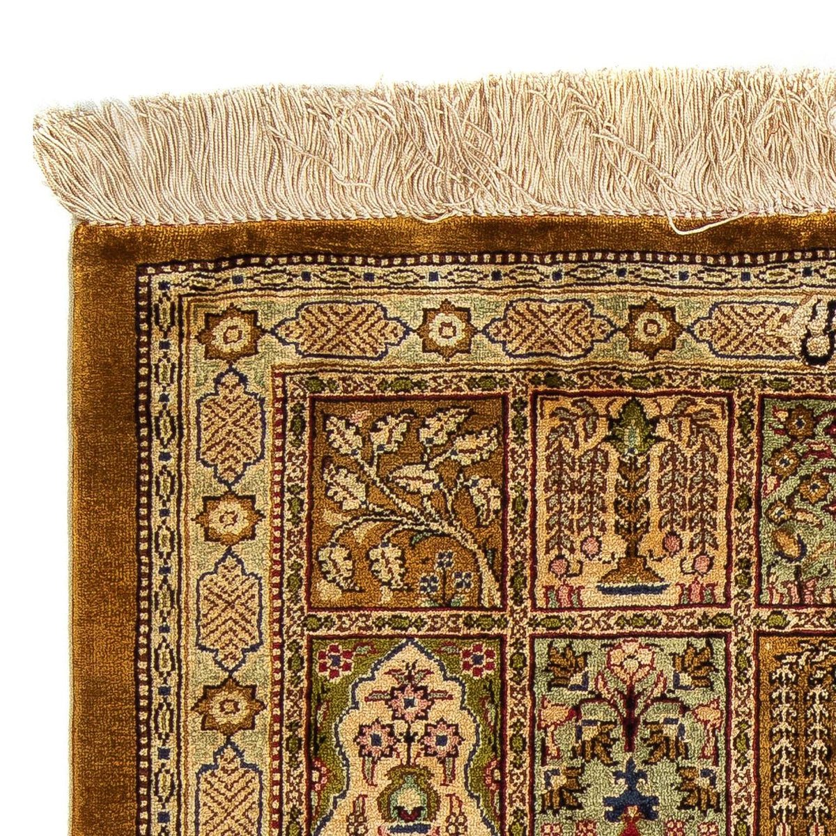 Perzisch tapijt - Ghom - 75 x 58 cm - veelkleurig