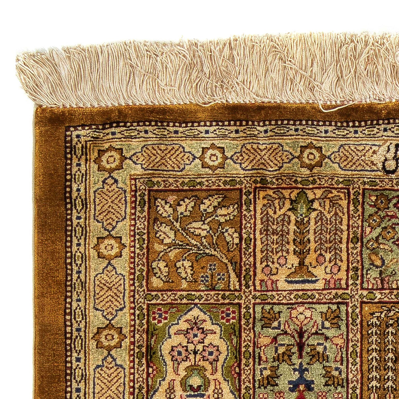 Qom Tapijt 75x58cm - Perzisch tapijt