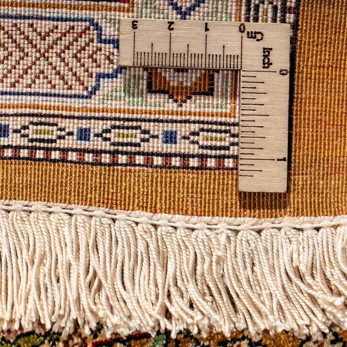 Perzisch tapijt - Ghom - 75 x 58 cm - veelkleurig