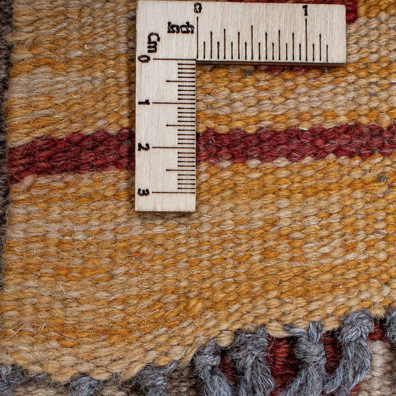 Loper Kelim tapijt - Splash - 312 x 80 cm - veelkleurig