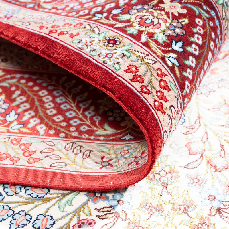 Perzisch tapijt - Ghom - 158 x 103 cm - beige