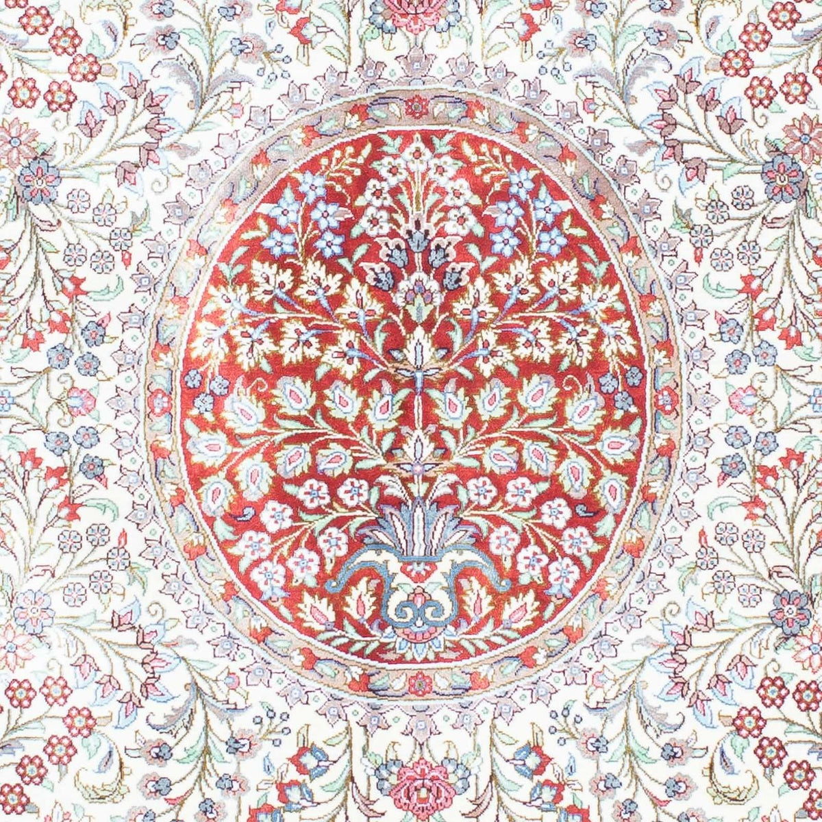 Perzisch tapijt - Ghom - 159 x 102 cm - rood