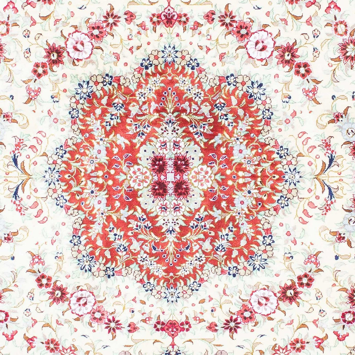 Perzisch tapijt - Ghom - 155 x 102 cm - beige