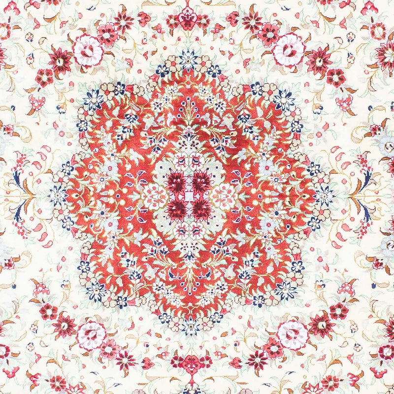 Perzisch tapijt - Ghom - 155 x 102 cm - beige