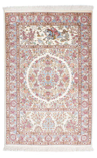 Perzisch tapijt - Ghom - 157 x 100 cm - beige
