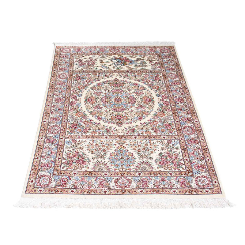 Perzisch tapijt - Ghom - 157 x 100 cm - beige