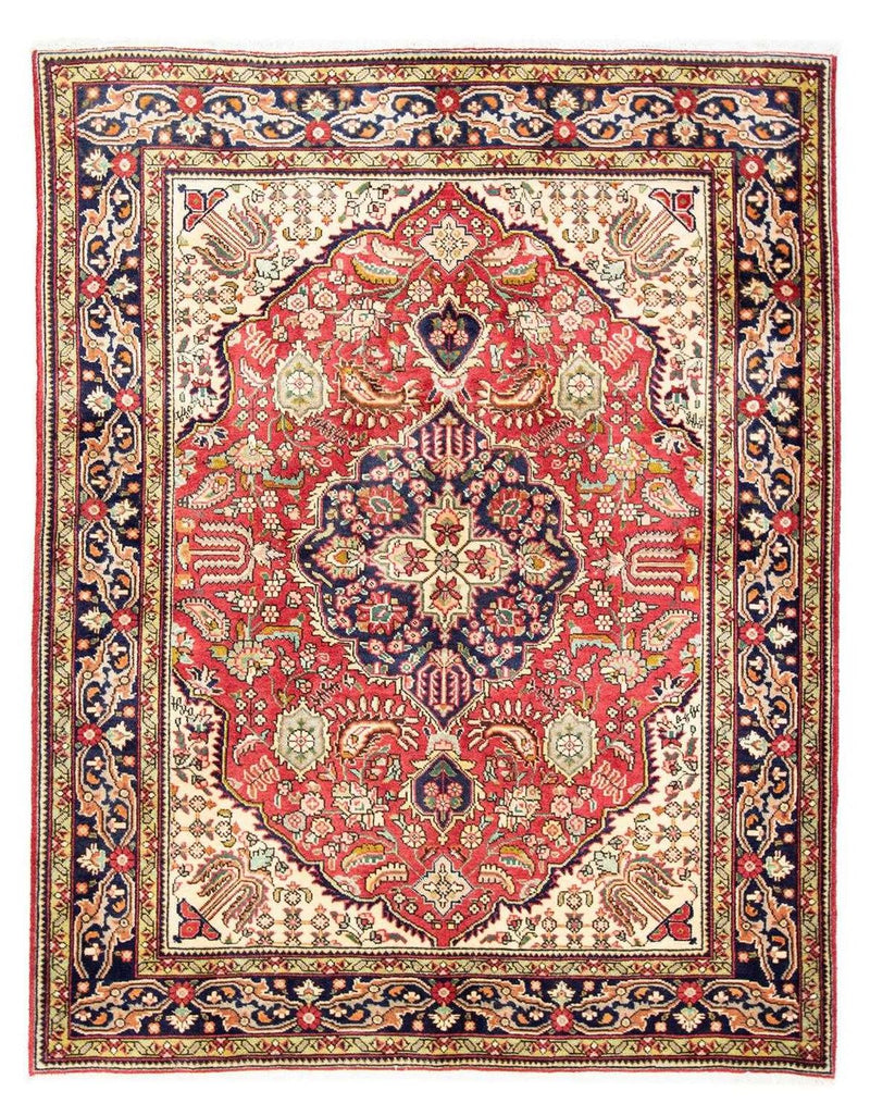 Perzisch tapijt - Tabriz - Royal - 195 x 150 cm - rood