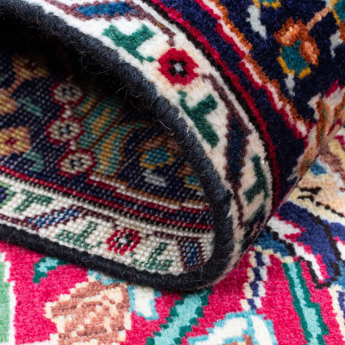 Loper Perzisch tapijt - Tabriz - 400 x 105 cm - rood