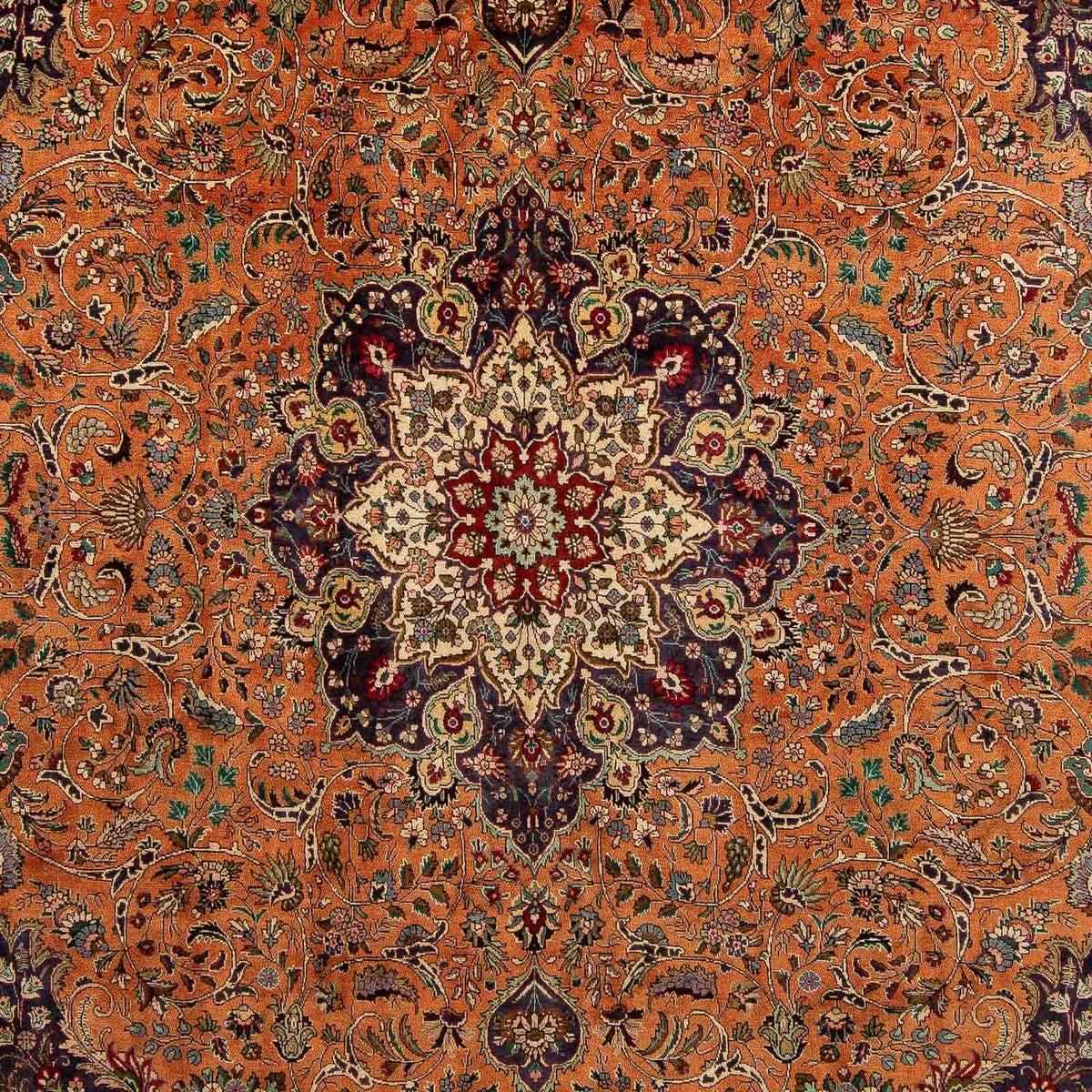 Perzisch tapijt - Tabriz - 405 x 308 cm - roest