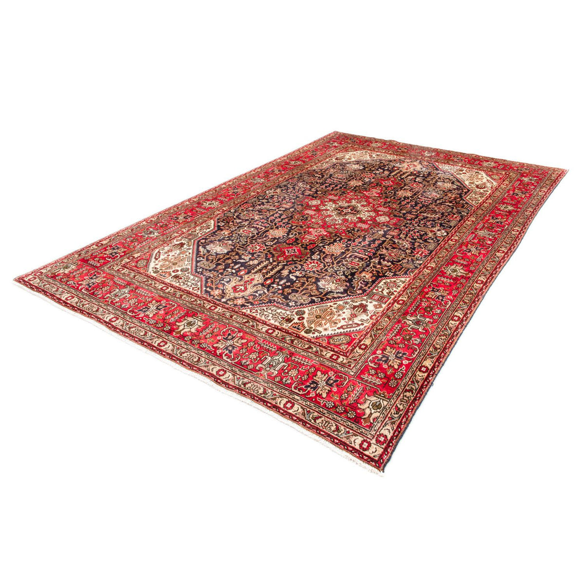 Perzisch tapijt - Tabriz - 300 x 195 cm - rood