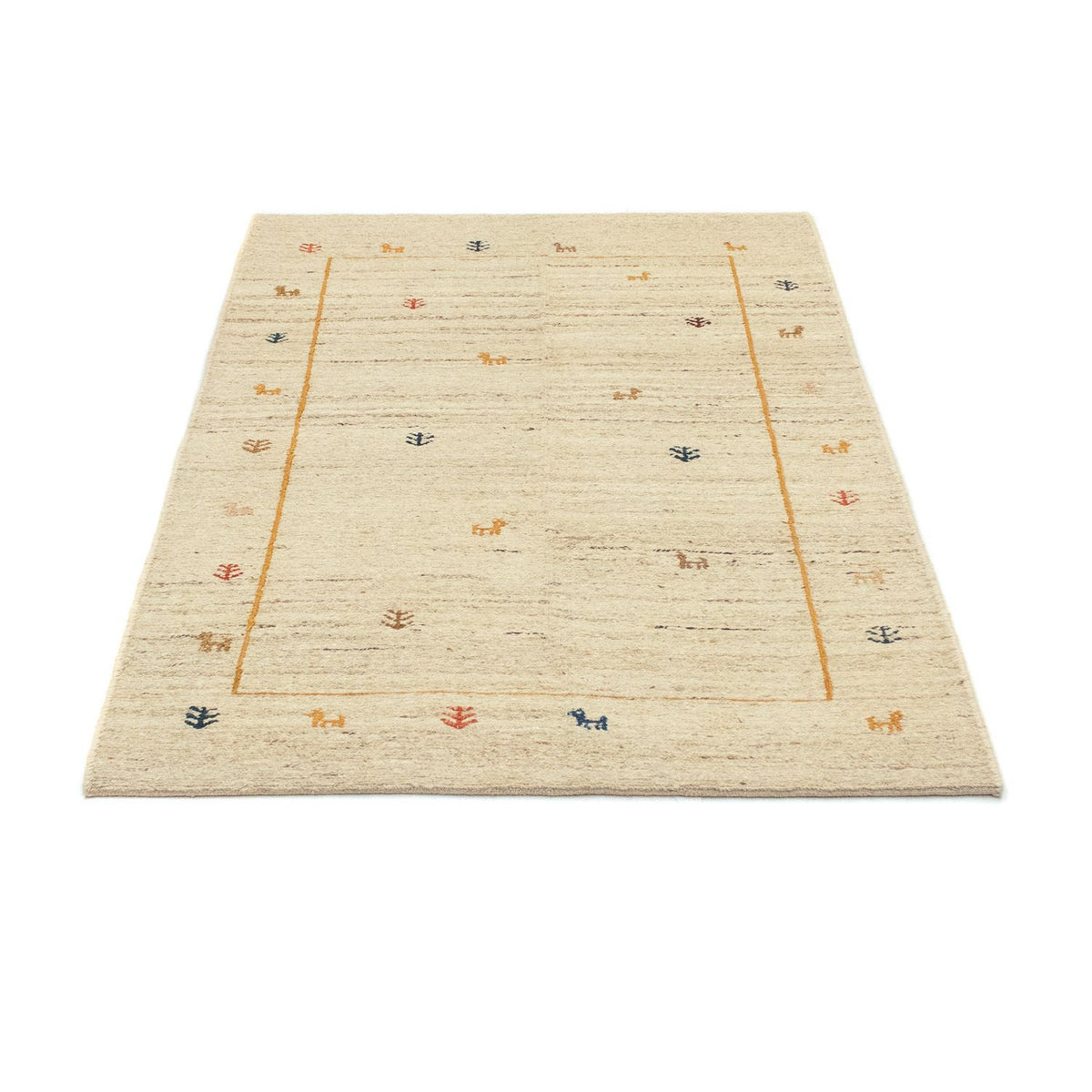 Gabbeh tapijt - Perzisch - 143 x 97 cm - beige