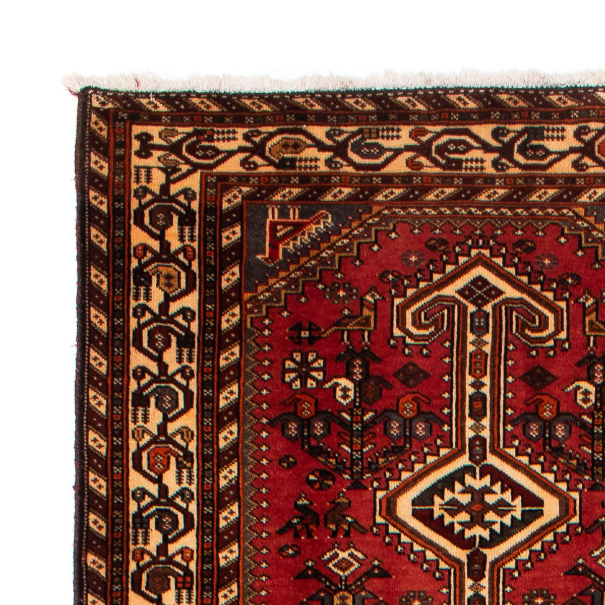 Loper Perzisch Tapijt - Nomadisch - 393 x 115 cm - licht rood