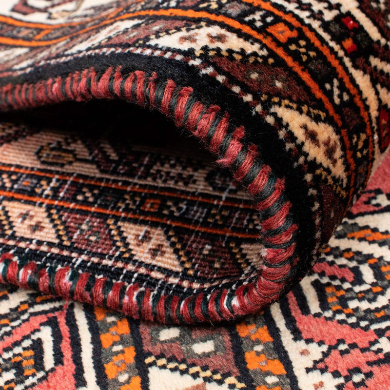 Loper Perzisch Tapijt - Nomadisch - 393 x 115 cm - licht rood