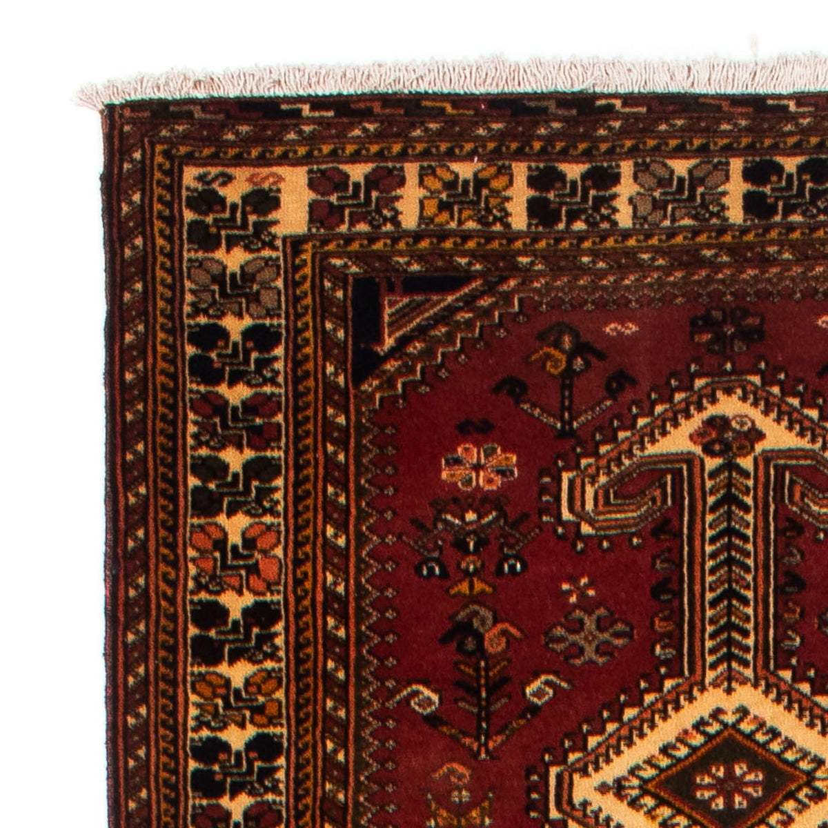 Loper Perzisch Tapijt - Nomadisch - 394 x 93 cm - bruin