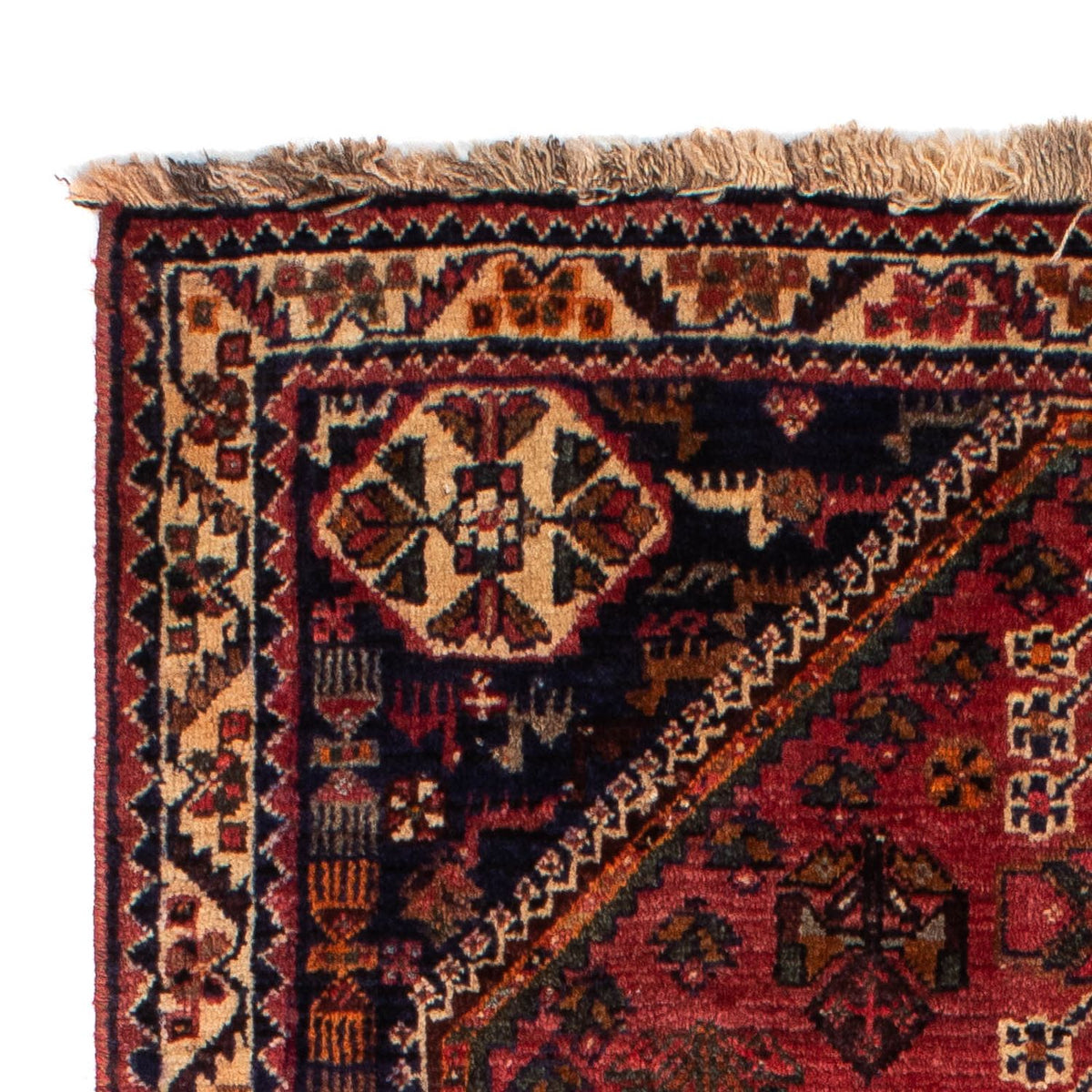 Perzisch Tapijt - Nomadisch - 155 x 103 cm - donkerrood