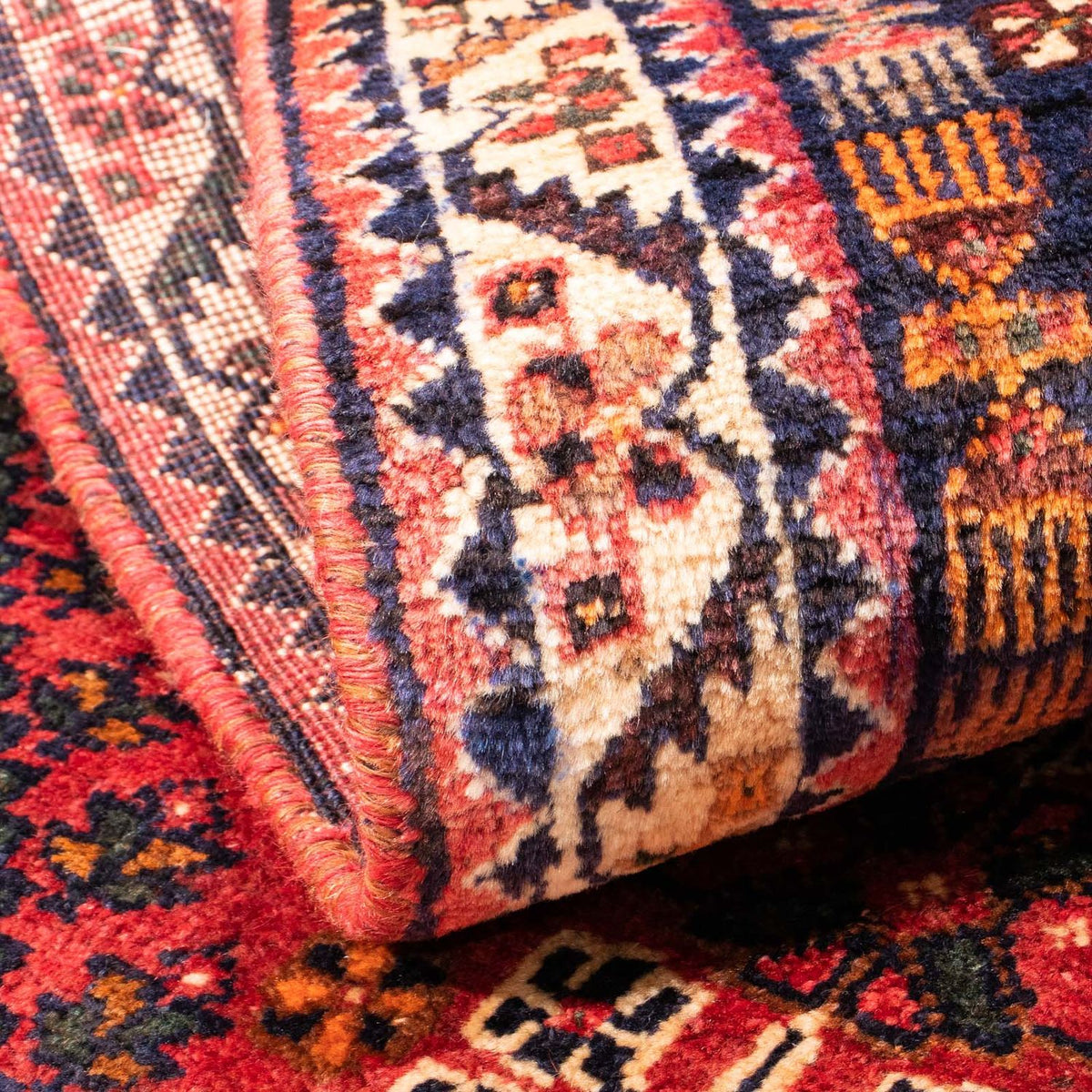 Perzisch Tapijt - Nomadisch - 155 x 103 cm - donkerrood