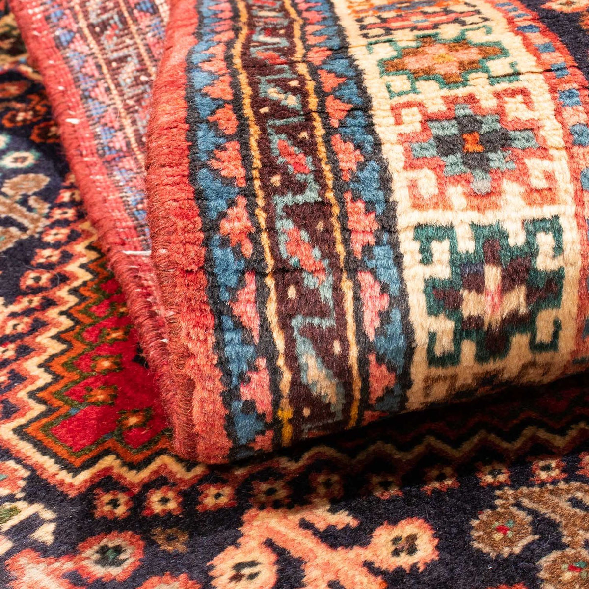 Perzisch Tapijt - Nomadisch - 175 x 110 cm - donkerrood