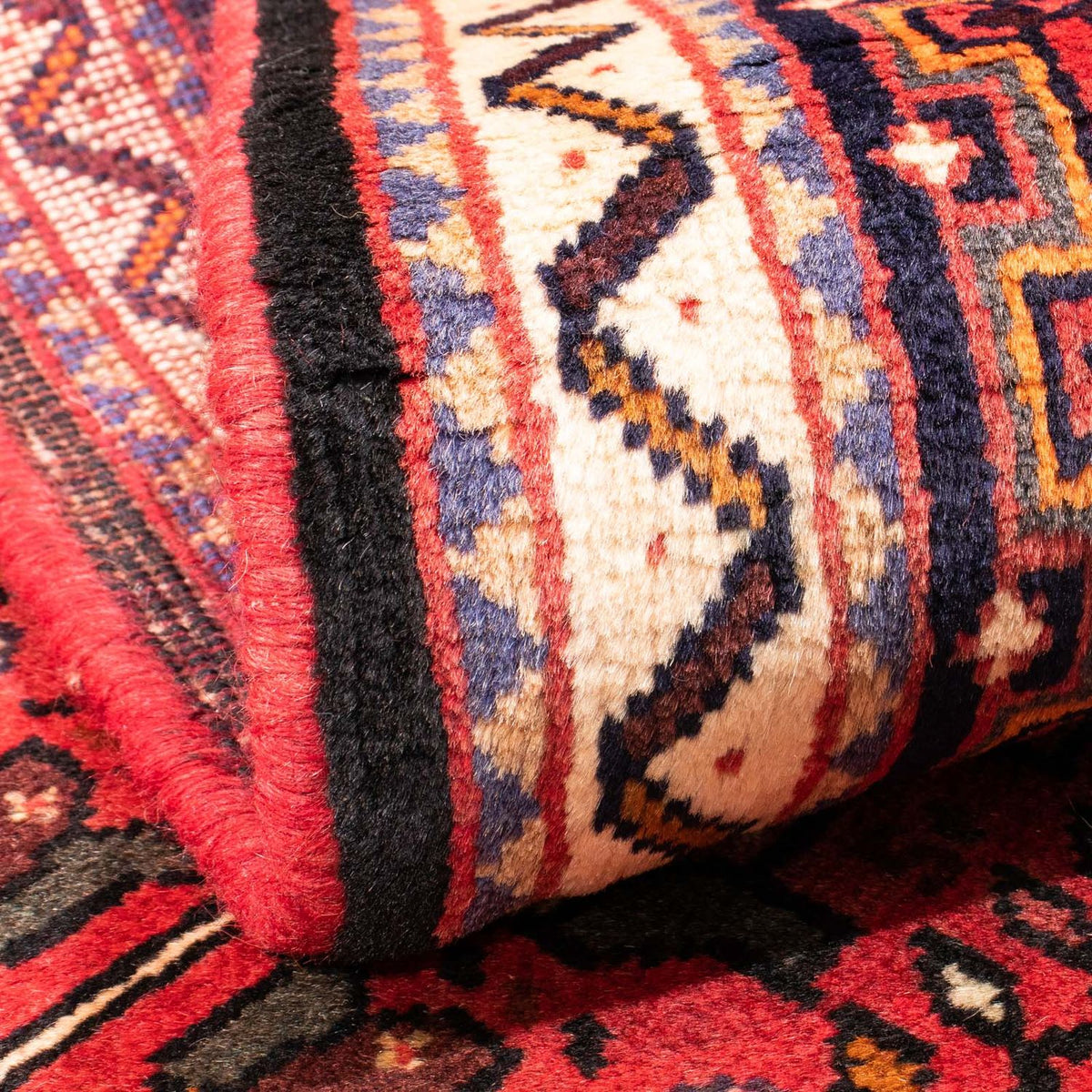 Perzisch Tapijt - Nomadisch - 153 x 106 cm - donkerrood