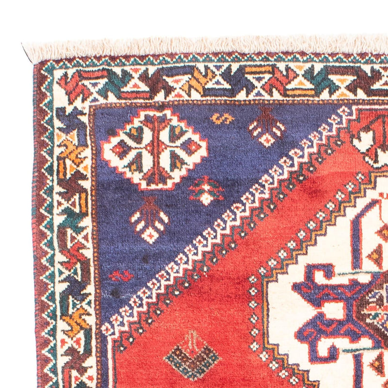 Perzisch Tapijt - Nomadisch - 145 x 110 cm - donkerrood