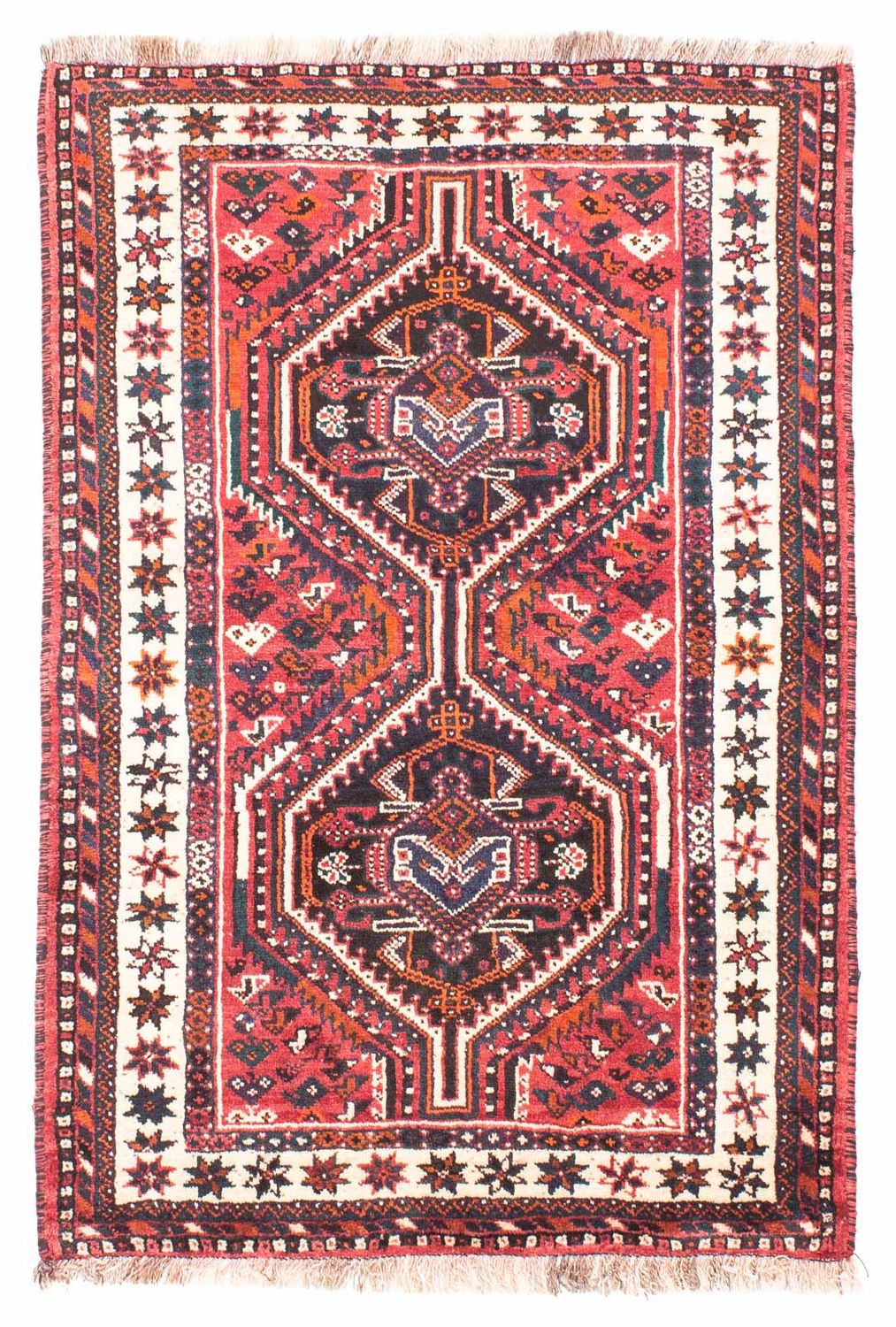 Perzisch Tapijt - Nomadisch - 155 x 110 cm - rood
