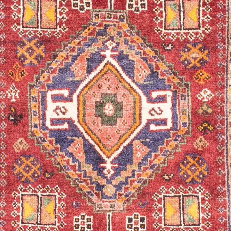 Perzisch Tapijt - Nomadisch - 150 x 105 cm - donkerrood