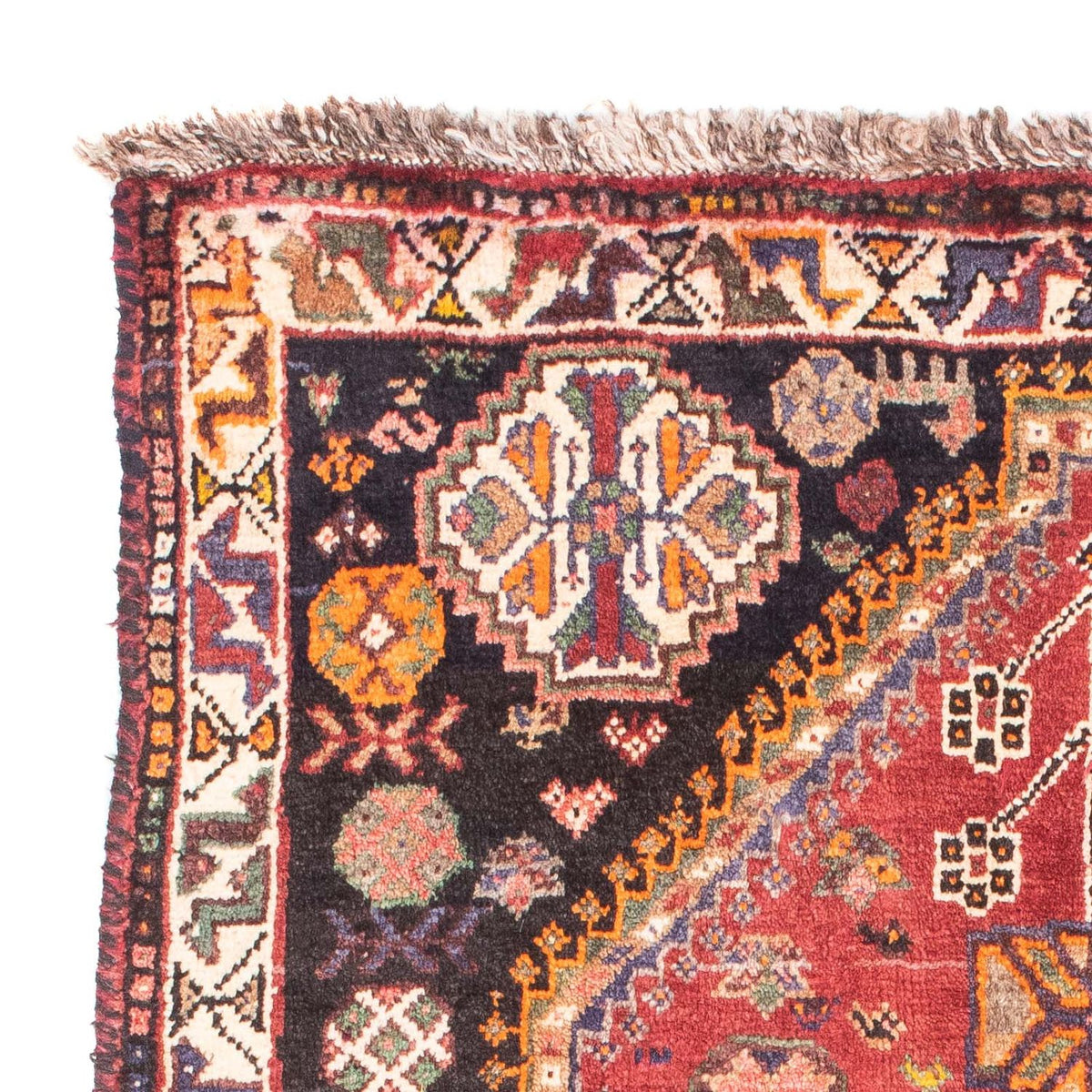 Perzisch Tapijt - Nomadisch - 150 x 105 cm - donkerrood