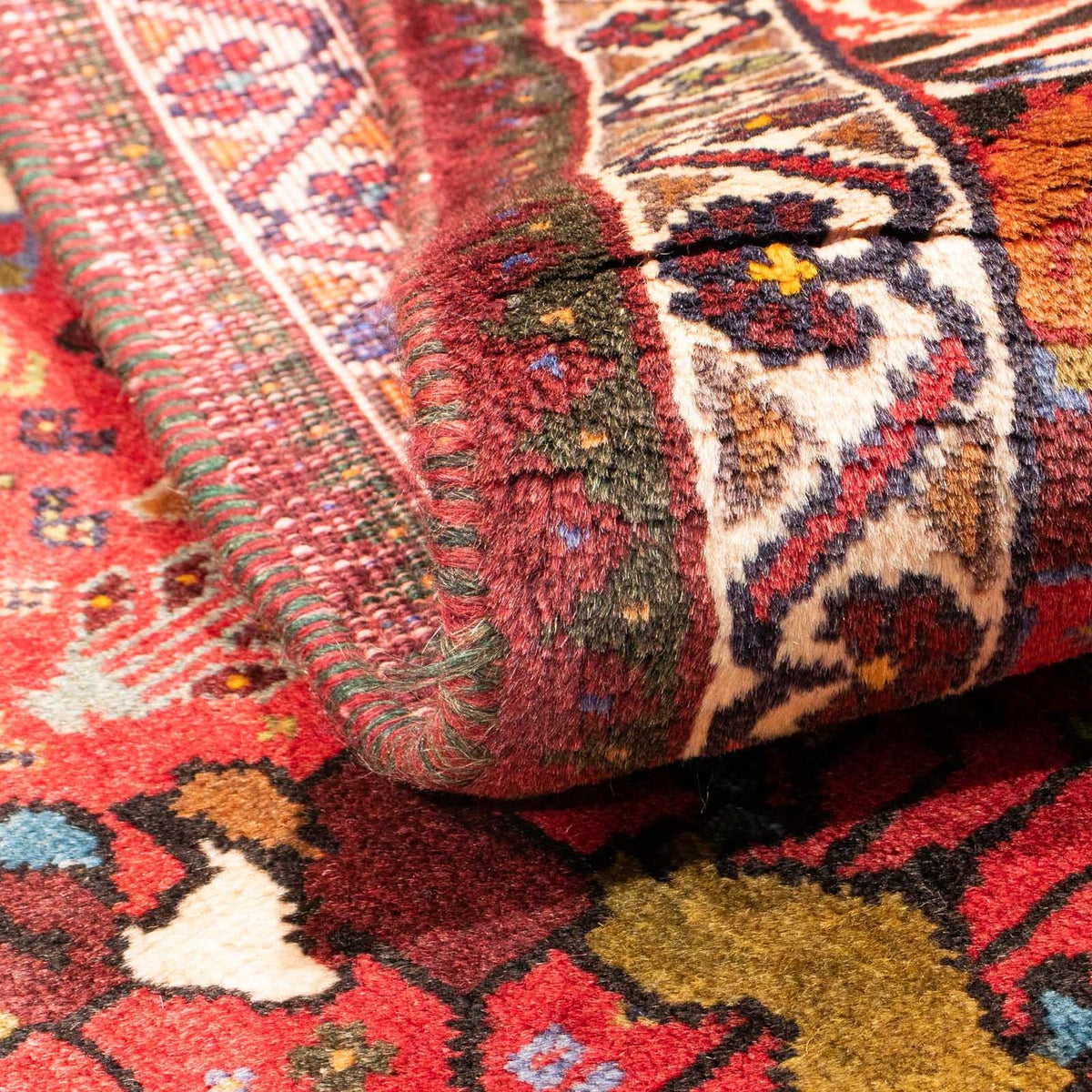 Perzisch Tapijt - Nomadisch - 150 x 105 cm - donkerrood