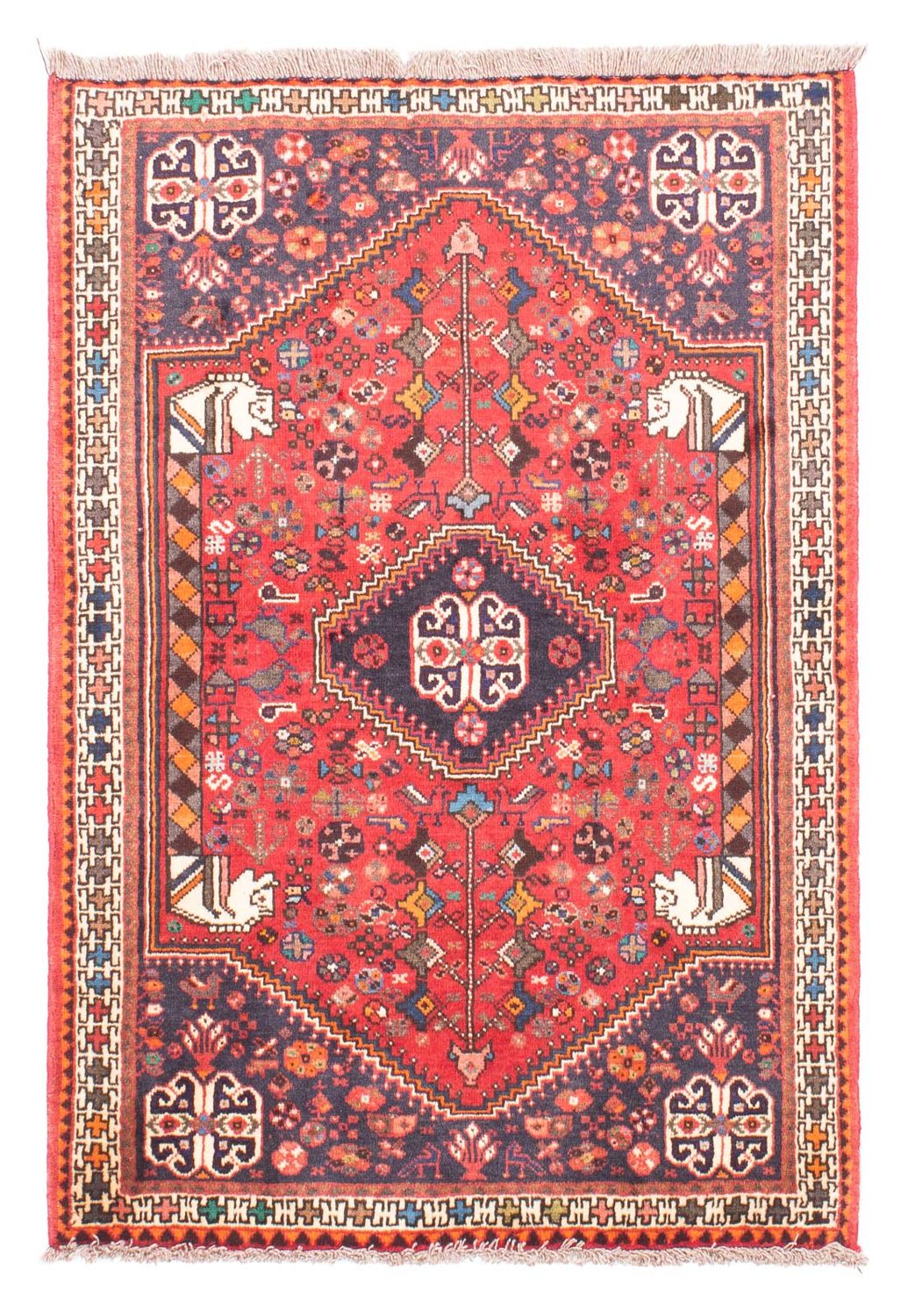 Perzisch Tapijt - Nomadisch - 143 x 106 cm - rood