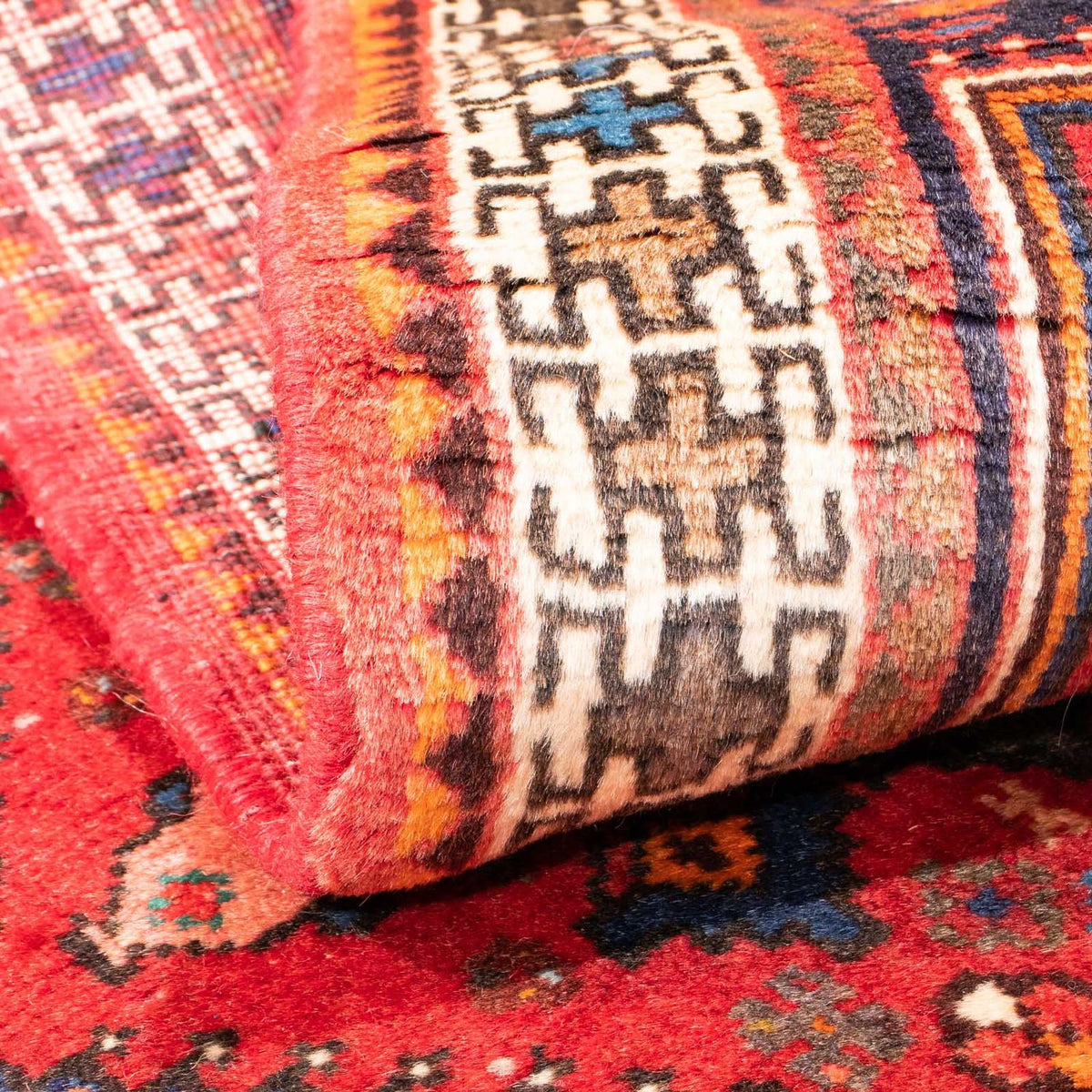 Perzisch Tapijt - Nomadisch - 143 x 106 cm - rood