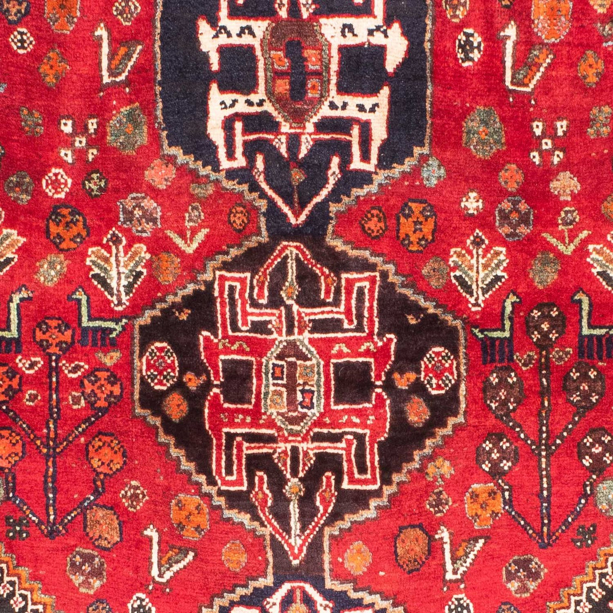 Perzisch Tapijt - Nomadisch - 174 x 124 cm - donkerrood