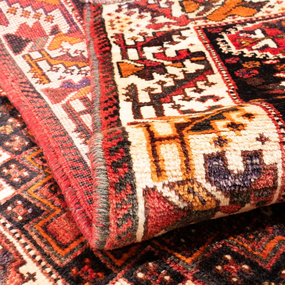 Perzisch Tapijt - Nomadisch - 152 x 114 cm - donkerrood