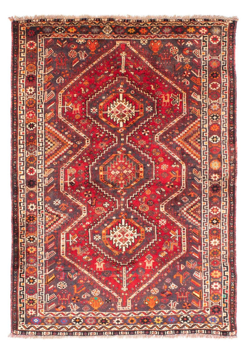 Perzisch Tapijt - Nomadisch - 170 x 116 cm - donkerrood