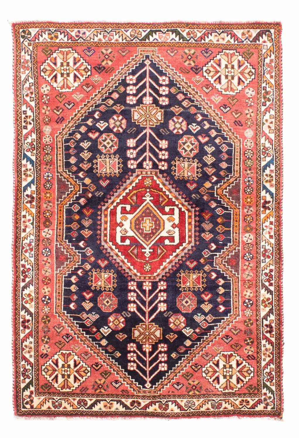 Perzisch Tapijt - Nomadisch - 160 x 105 cm - donkerblauw