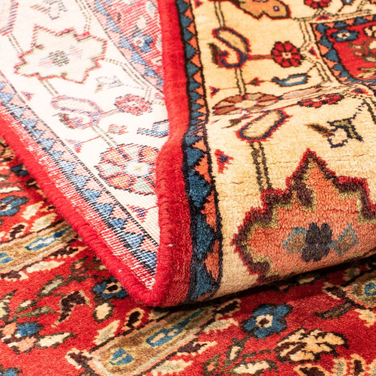 Perzisch Tapijt - Nomadisch - 160 x 110 cm - donkerrood